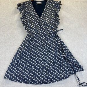 Urban Outfitters Blue Floral Mini Dress